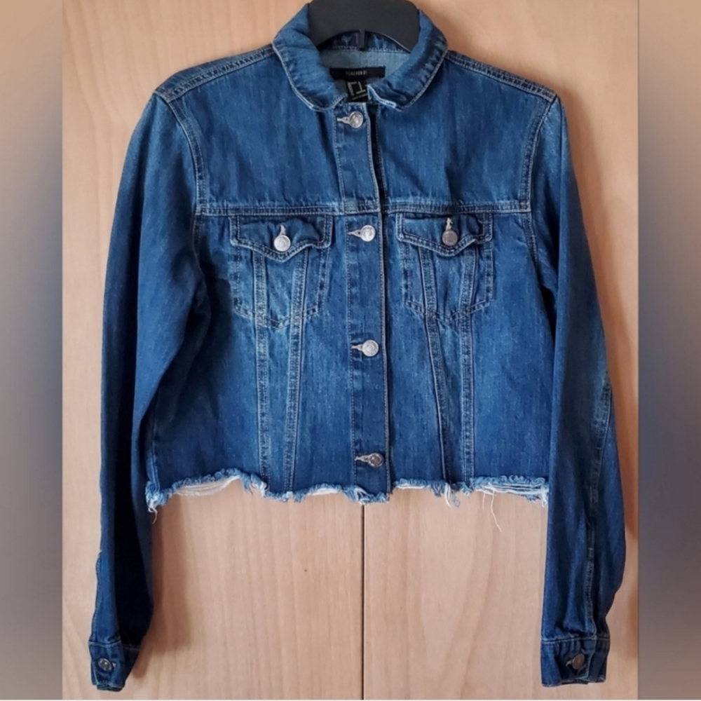 Cropped Jean Jacket